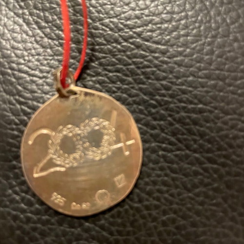 Silver 925 collectible 2004 charm like new with depiction of N. Gyzis' Glory