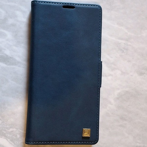 Samsung Galaxy A33 phone case new, dark blue with magnetic clasp and card slots