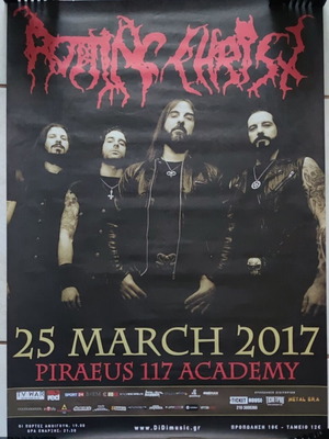 Rotting Christ Live Poster Athens 2017 like new