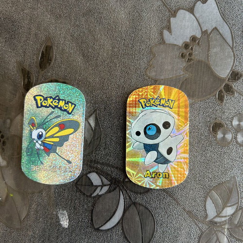Pokémon metal tags used