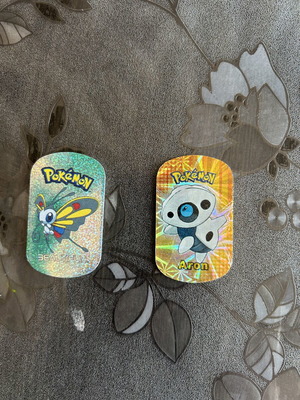 Pokémon metal tags used