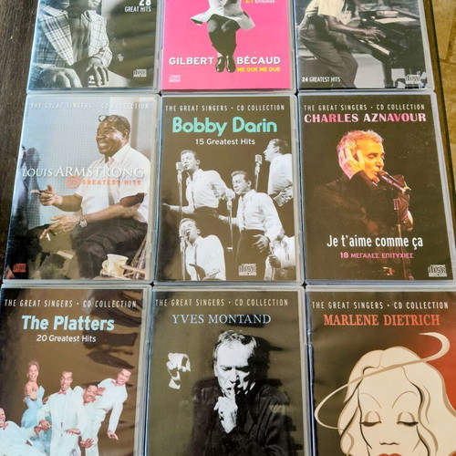 The Great Singers CD Collection, 9 CDs with 196 hits