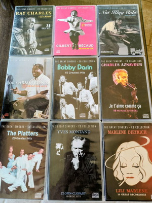 The Great Singers CD Collection, 9 CDs with 196 hits