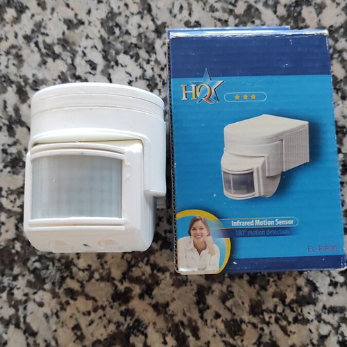 Wired Motion Sensor EL-PIR30 180° Coverage, 6m Range, New