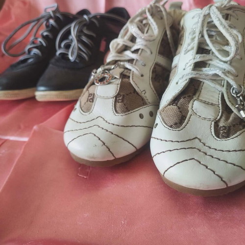 Sneakers Puma and Primadona used, size 39, black and white