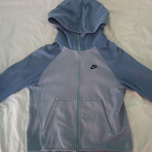 Nike Sportswear Tech Fleece full zip hoodie, indigo blue, XS