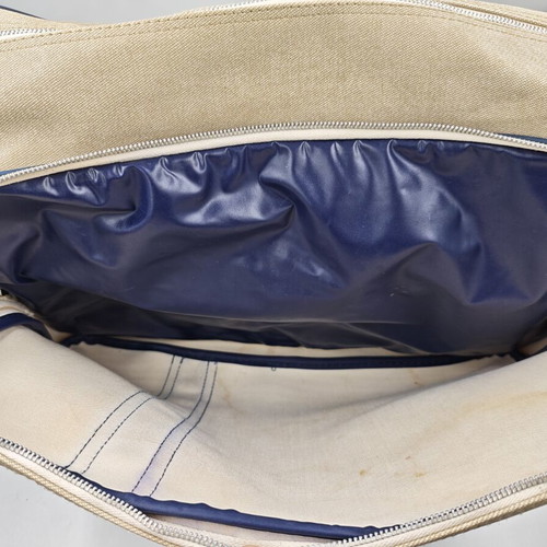 Olympic Airways Shoulder Bag used, beige