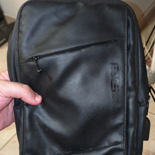 Bange men's shoulder bag black waterproof genuine leather new