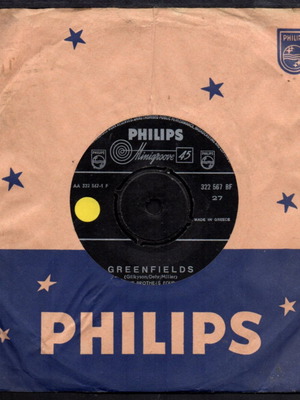 Greenfields The Brothers Four 45 RPM vinyl used
