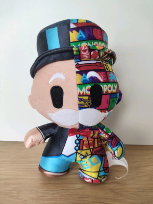 Mr. Monopoly doll used, collectible Hasbro 2022