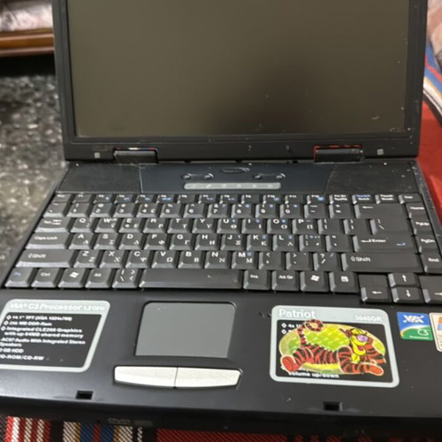 Patriot 3040gr laptop used for parts without charger