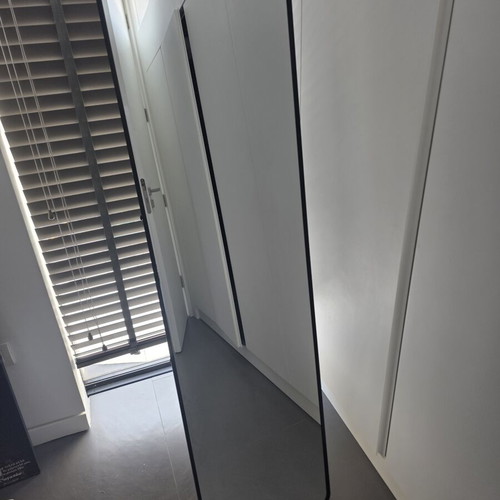 Floor mirror 1.60 × 40, new, black metal frame