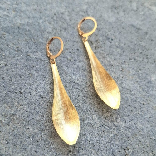 Ancient Greek earrings stainless steel size 6cm, Zara