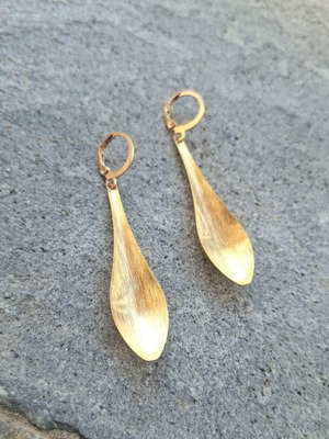 Ancient Greek earrings stainless steel size 6cm, Zara