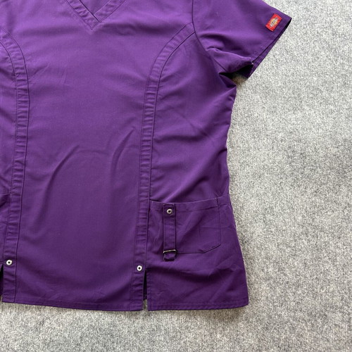 Dickies medical nurse blouse purple XL used