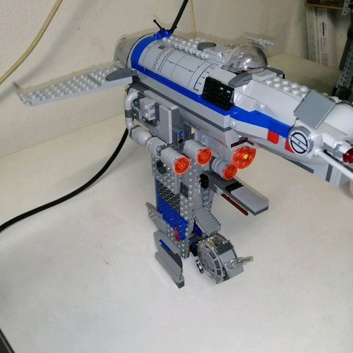 Lego Star Wars 75188 used, all pieces assembled without figures