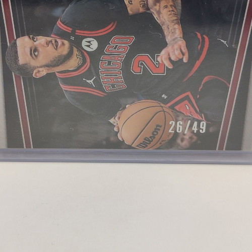 2024-25 Panini-Prizm Black Basketball Lonzo Ball Sensational Signatures Blue #56 new