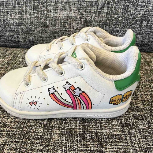 Adidas Stan Smith sneakers for girls, size 22, like new