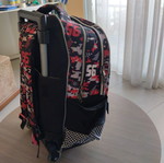 Lightning McQueen school trolley bag used