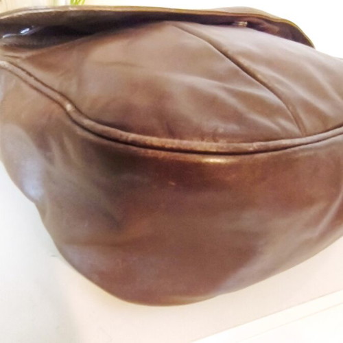 Enny Crossbody Bag vintage made in Italy brown leather used