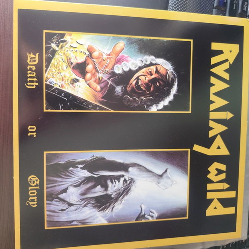 Running Wild Death or Glory LP first press 1989, like new