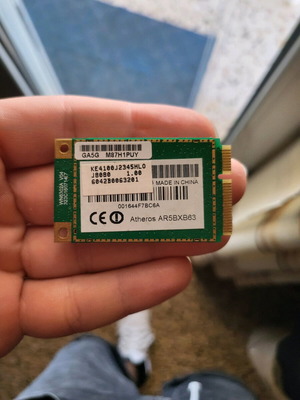 Atheros network card used for old laptops functional