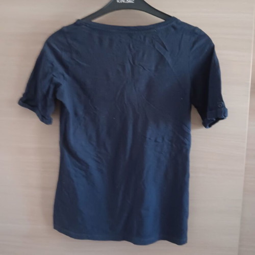 Mavi women's short-sleeve blouse like new, blue size M