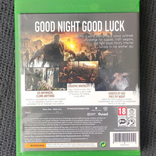 Dying Light Xbox One used