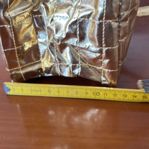 Insulated gold lunch bag new