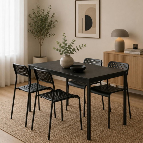 Dining table with chairs