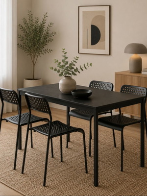 Dining table with chairs