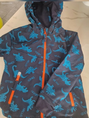 Jacket with dinosaurs like new, size 4-5 years