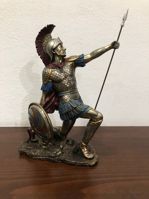 Achilles statue like new, height 39cm