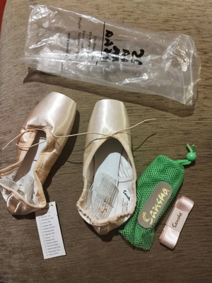 Sansha Recital pointe ballet shoes new, size 9 M