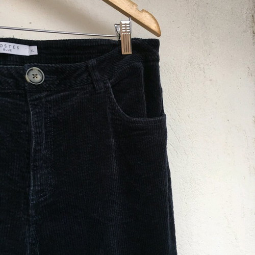 Costes navy corduroy flared pants like new, size XL