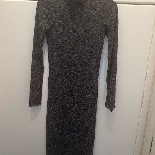 Stradivarius Dress S like new, grey ribbed casual