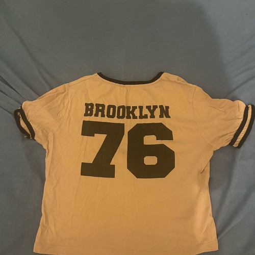 Brooklyn T shirt like new, size S, black and beige