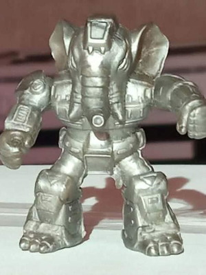 Silver Elephant Teratomachos Hasbro Takara 1986 like new