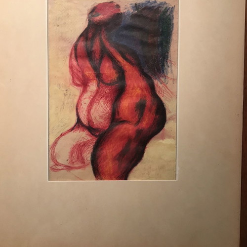 Painting by G. Gaitis like new, small artwork 16x23 from 1951