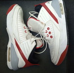 Αθλητικά παπούτσια Nike Air νούμερο 38 σαν καινούργια, άσπρα και κόκκινα