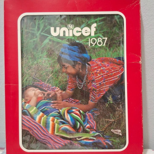 Vintage UNICEF 1987 calendar agenda like new