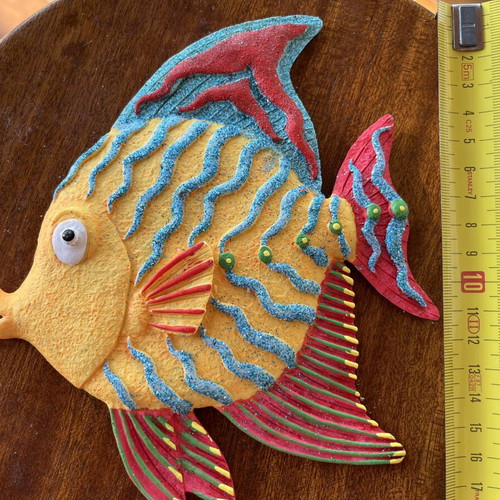 Ceramic decorative tropical fish wall art new