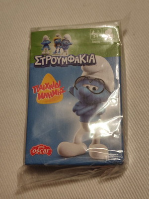Κάρτες μνήμης Στρουμφάκια καινούργιες, σε σακουλάκι