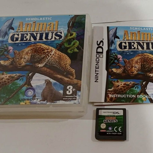 Scholastic Animal Genius Nintendo DS game used, puzzle strategy