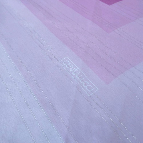 Gentilucci Italy Scarf 85x85 Like New Pink Lurex