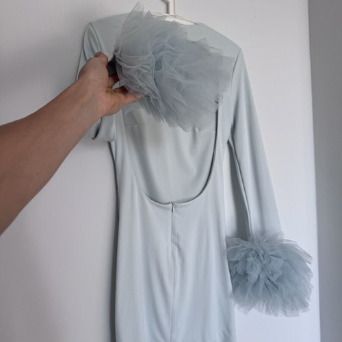 Zara mini dress turquoise XS like new