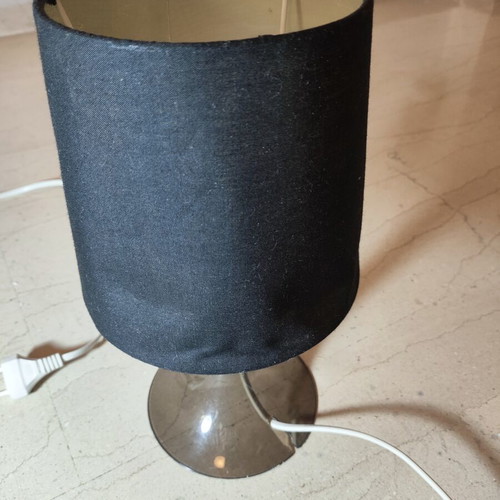 Table lamp used black fabric shade with acrylic base
