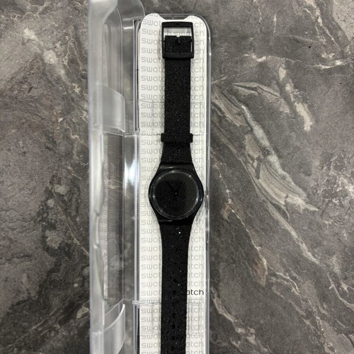Swatch Climax GZ254 women's watch new, black silicone strap