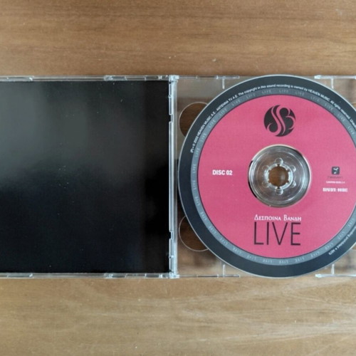Despina Vandi Live CD like new