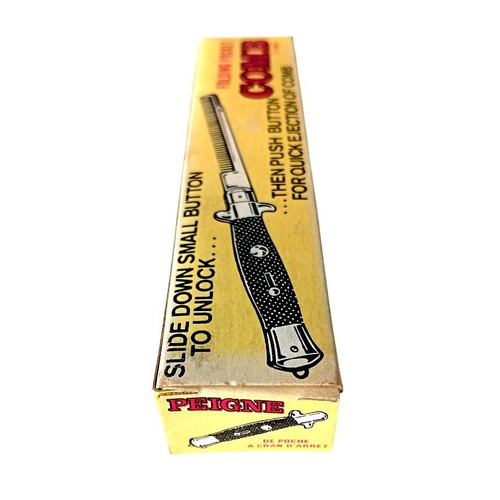 Folding Pocket Comb Vintage Funny Party Prank Trick 1980 New